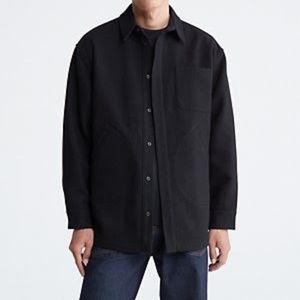 Calvin Klein Wool Blend Shirt Jacket